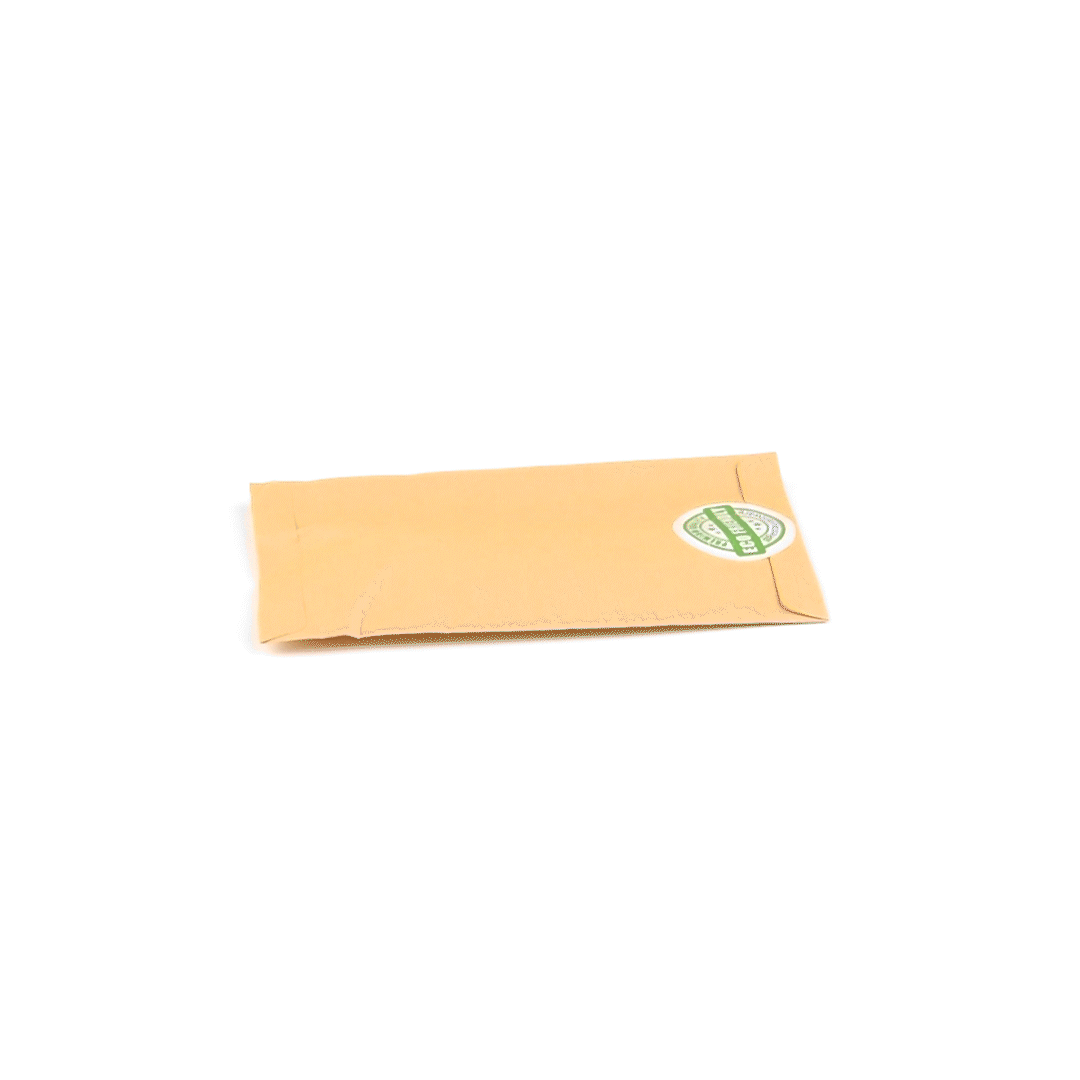 Eco Luxe Natural Wood Cutlery Set - with Napkin and Paper Pouch - 7" x 3 1/2" - 100 count box