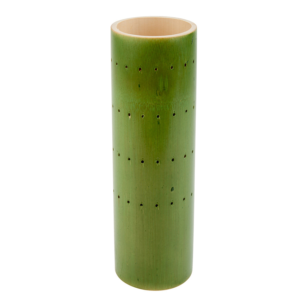 Pixy Round Natural Bamboo Trunk Stand - 72 slots - 3 1/2" x 3 1/2" x 12" - 1 count box