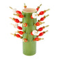 Pixy Round Natural Bamboo Trunk Stand - 72 slots - 3 1/2" x 3 1/2" x 12" - 1 count box