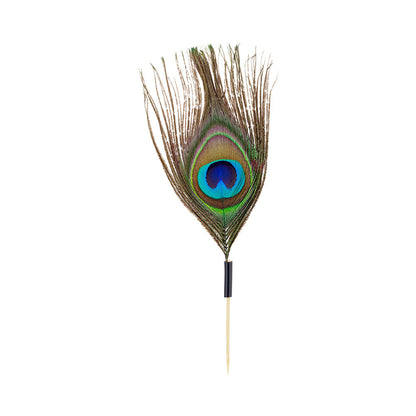 Pixy Natural Bamboo Peacock Eye Pick - 4" - 500 count box