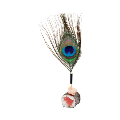 Pixy Natural Bamboo Peacock Eye Pick - 4" - 500 count box