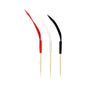 Pixy Assorted Bamboo Quill Feather Pick - 4" - 500 count box