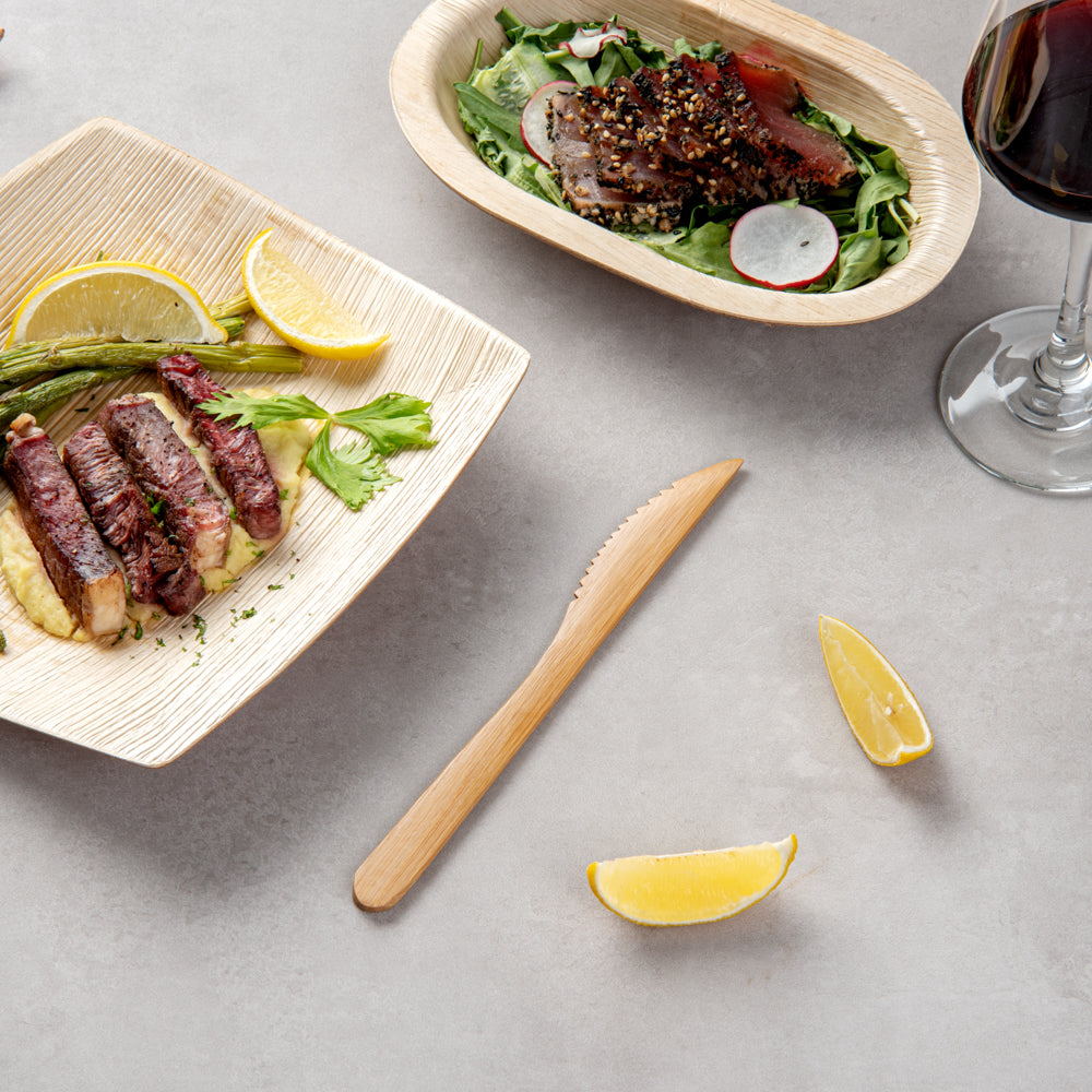 Bambuddha Natural Bamboo Knife - 8" x 3/4" - 100 count box
