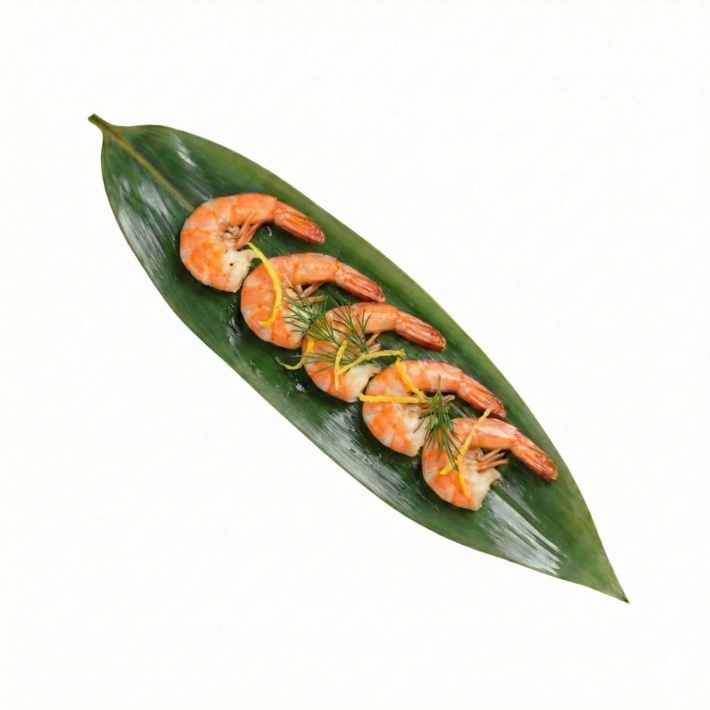 Dojo Green Fresh Bamboo Leaves - Vacuum Packed - 11 3/4" x 3 1/2" - 100 count box