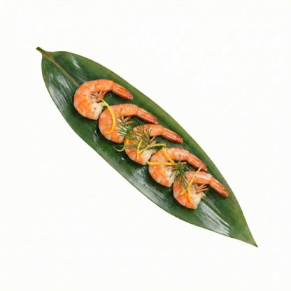 Dojo Green Fresh Bamboo Leaves - Vacuum Packed - 11 3/4" x 3 1/2" - 100 count box