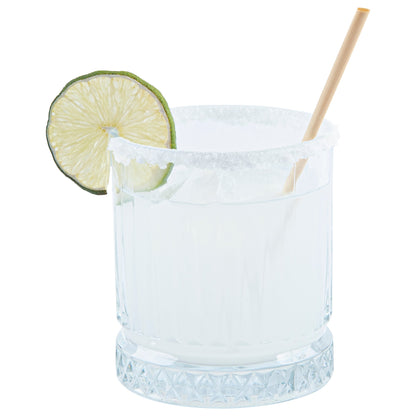 Bev Tek Natural Hay Cocktail Straw - Biodegradable - 5" - 100 count box