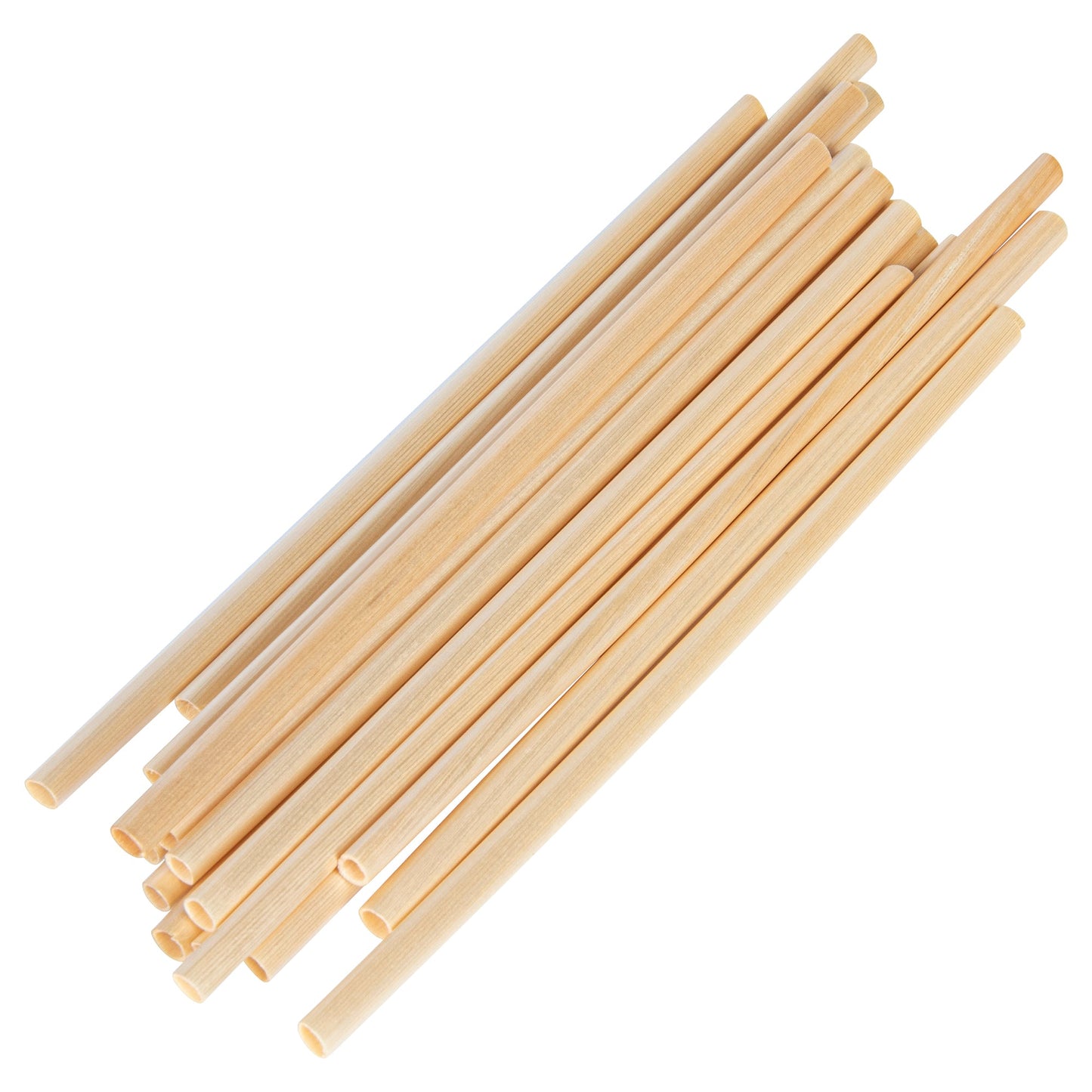 Bev Tek Natural Hay Cocktail Straw - Biodegradable - 5" - 100 count box
