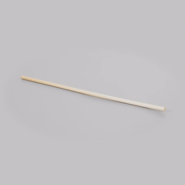 Bev Tek Natural Hay Drinking Straw - Biodegradable - 8" - 100 count box