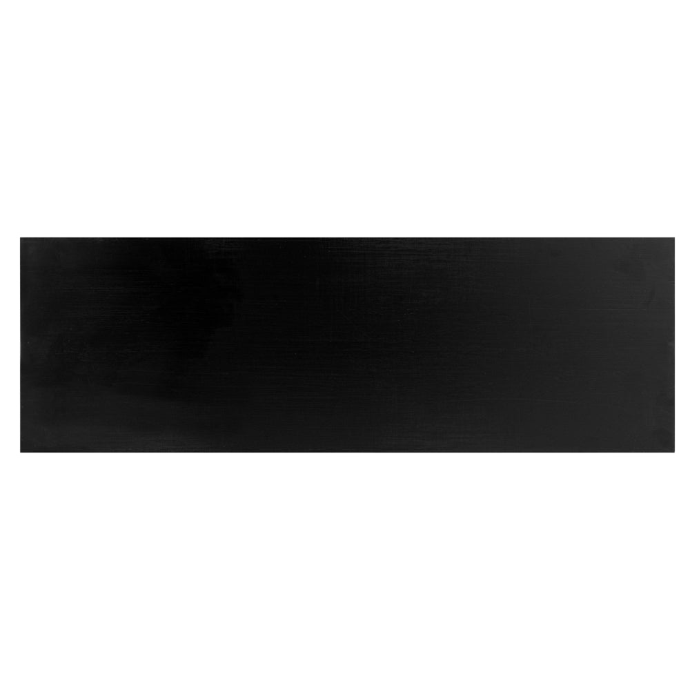 Cater Tek Rectangle Black Bamboo Medium Riser - 20 1/2" x 7" x 7" - 1 count box