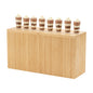 Cater Tek Rectangle Natural Bamboo Tall Riser - 20 1/2" x 7" x 11" - 1 count box