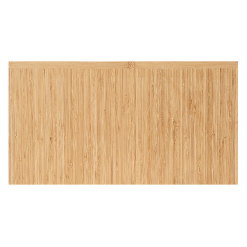 Cater Tek Rectangle Natural Bamboo Tall Riser - 20 1/2" x 7" x 11" - 1 count box