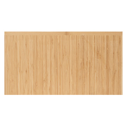 Cater Tek Rectangle Natural Bamboo Tall Riser - 20 1/2" x 7" x 11" - 1 count box