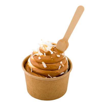 Eco Luxe Natural Wood Tasting Spoon - 3 3/4" - 100 count box