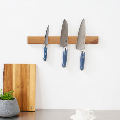Nature Tek Sensei Rectangle Natural Wood Knife Holder - Magnetic - 18" - 1 count box