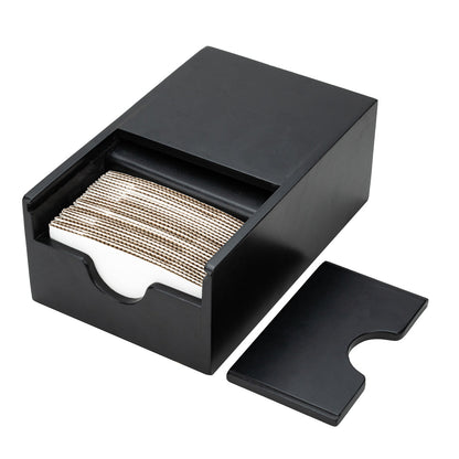 Restpresso Black Bamboo Coffee Cup Sleeve Holder - 9 1/2'' x 6'' x 3.75'' - 1 count box