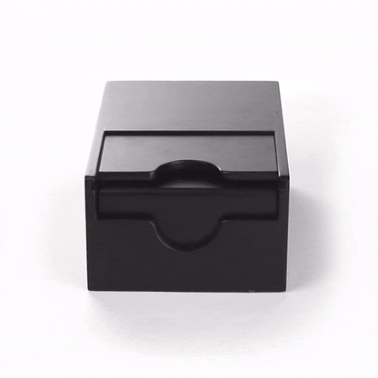 Restpresso Black Bamboo Coffee Cup Sleeve Holder - 9 1/2'' x 6'' x 3.75'' - 1 count box