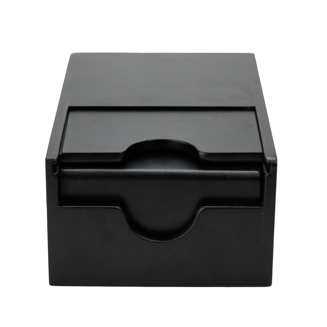 Restpresso Black Bamboo Coffee Cup Sleeve Holder - 9 1/2'' x 6'' x 3.75'' - 1 count box