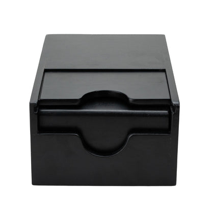 Restpresso Black Bamboo Coffee Cup Sleeve Holder - 9 1/2'' x 6'' x 3.75'' - 1 count box
