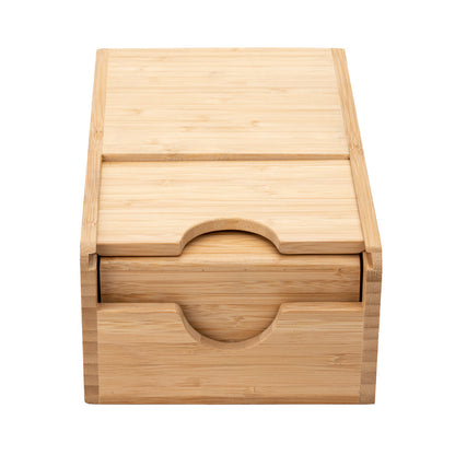 Restpresso Natural Bamboo Coffee Cup Sleeve Holder - 9 1/2'' x 6'' x 3.75'' - 1 count box