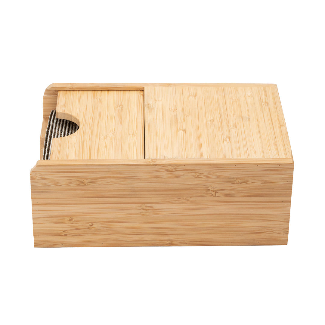 Restpresso Natural Bamboo Coffee Cup Sleeve Holder - 9 1/2'' x 6'' x 3.75'' - 1 count box