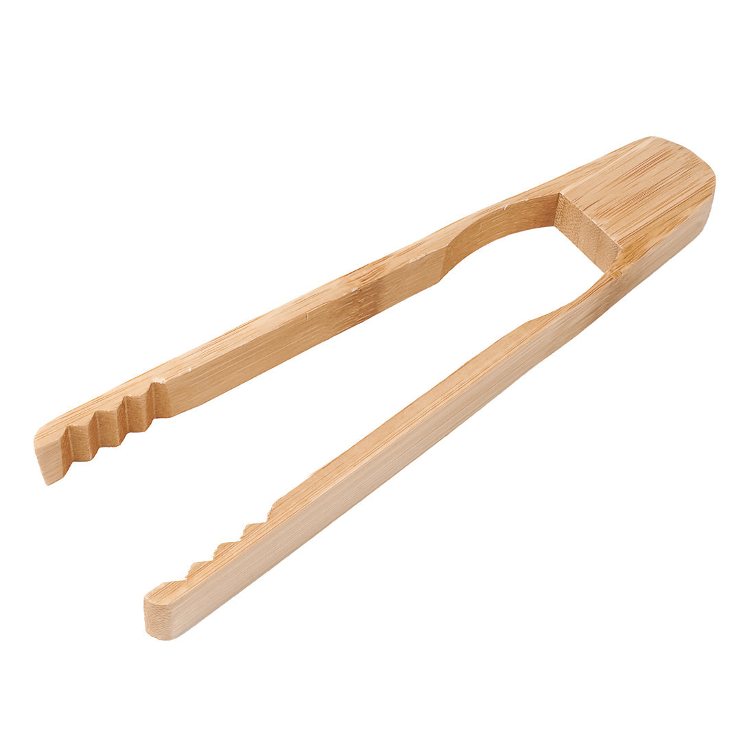 Bambuddha Natural Bamboo Ridged Tong - 7" - 10 count box