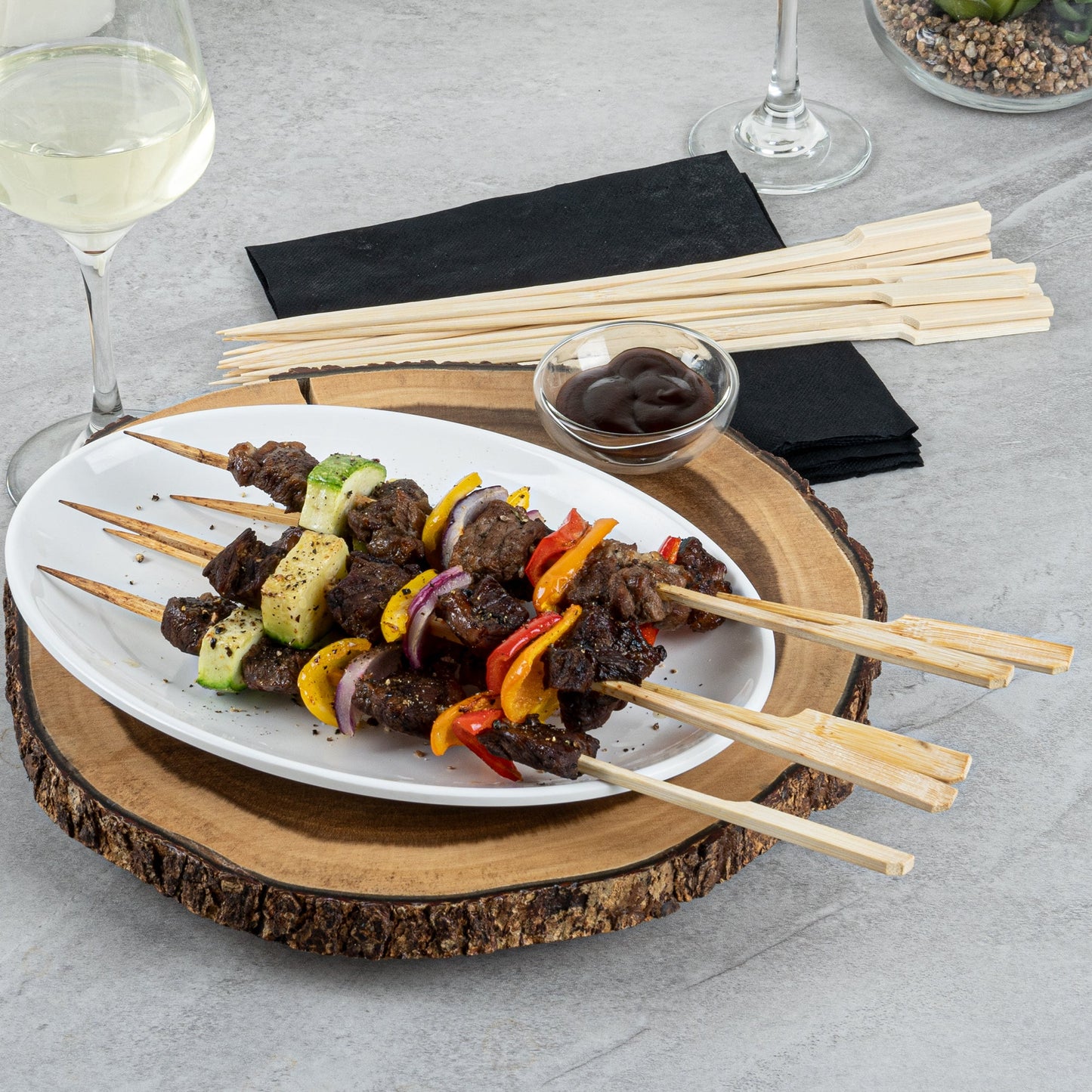 Pixy Natural Shaved Bamboo Paddle Skewer - 11 1/2" - 100 count box