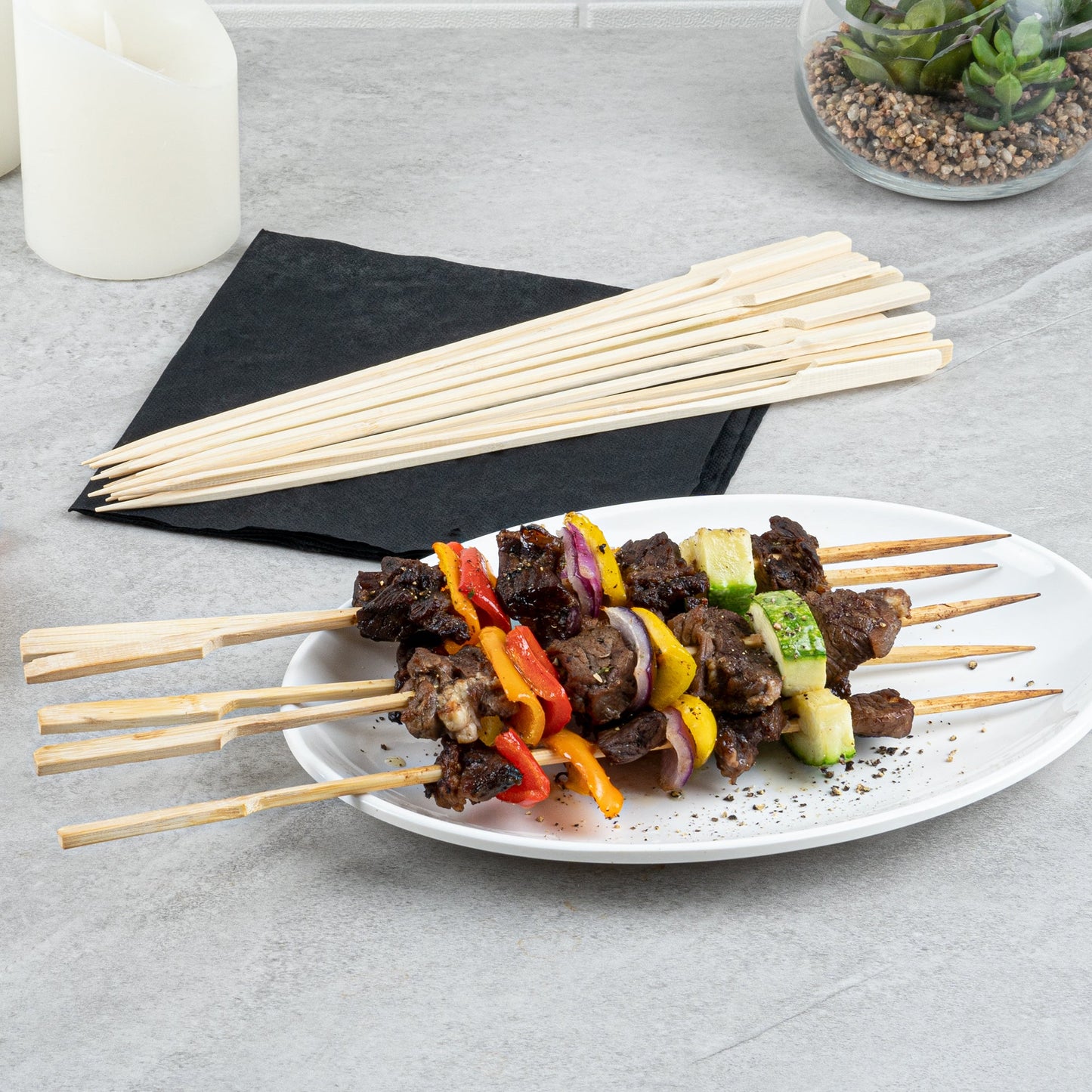 Pixy Natural Shaved Bamboo Paddle Skewer - 11 1/2" - 100 count box