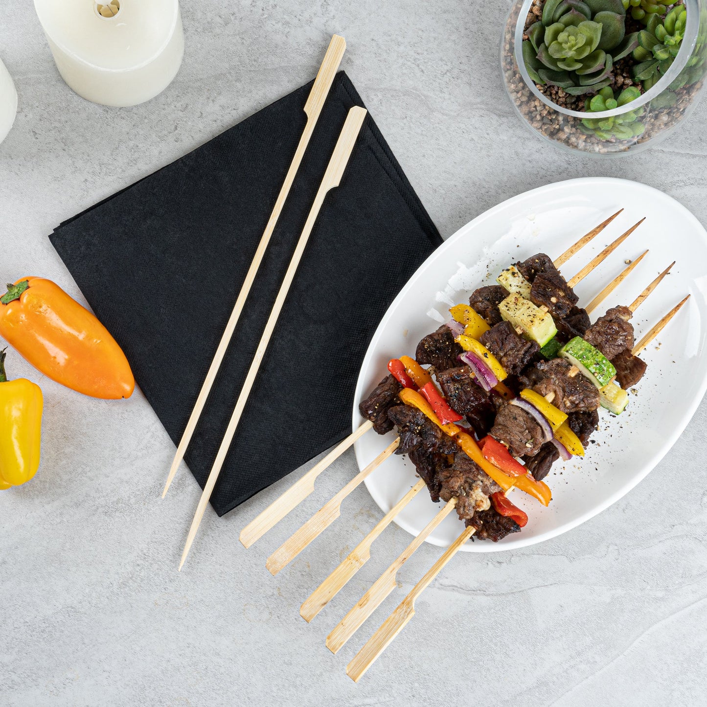 Pixy Natural Shaved Bamboo Paddle Skewer - 11 1/2" - 100 count box
