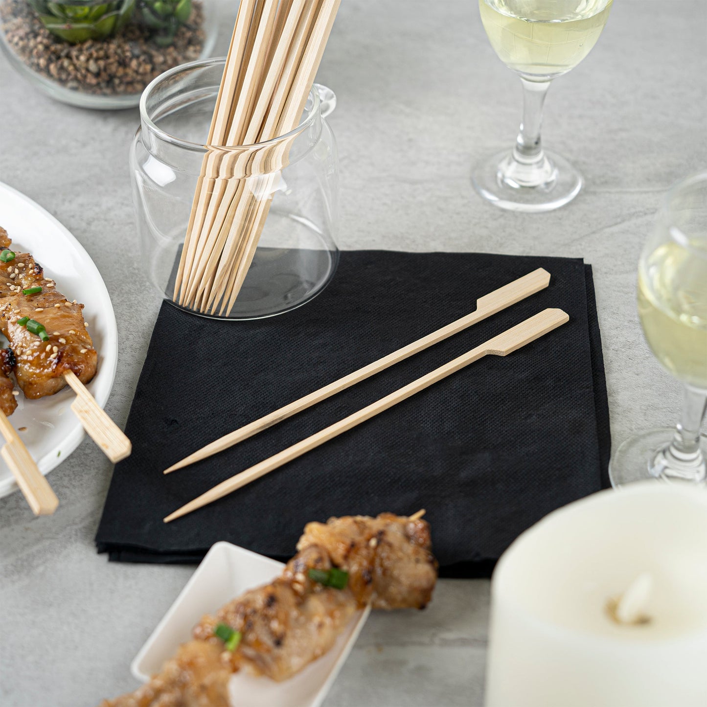 Pixy Natural Shaved Bamboo Paddle Skewer - 8 1/4" - 100 count box