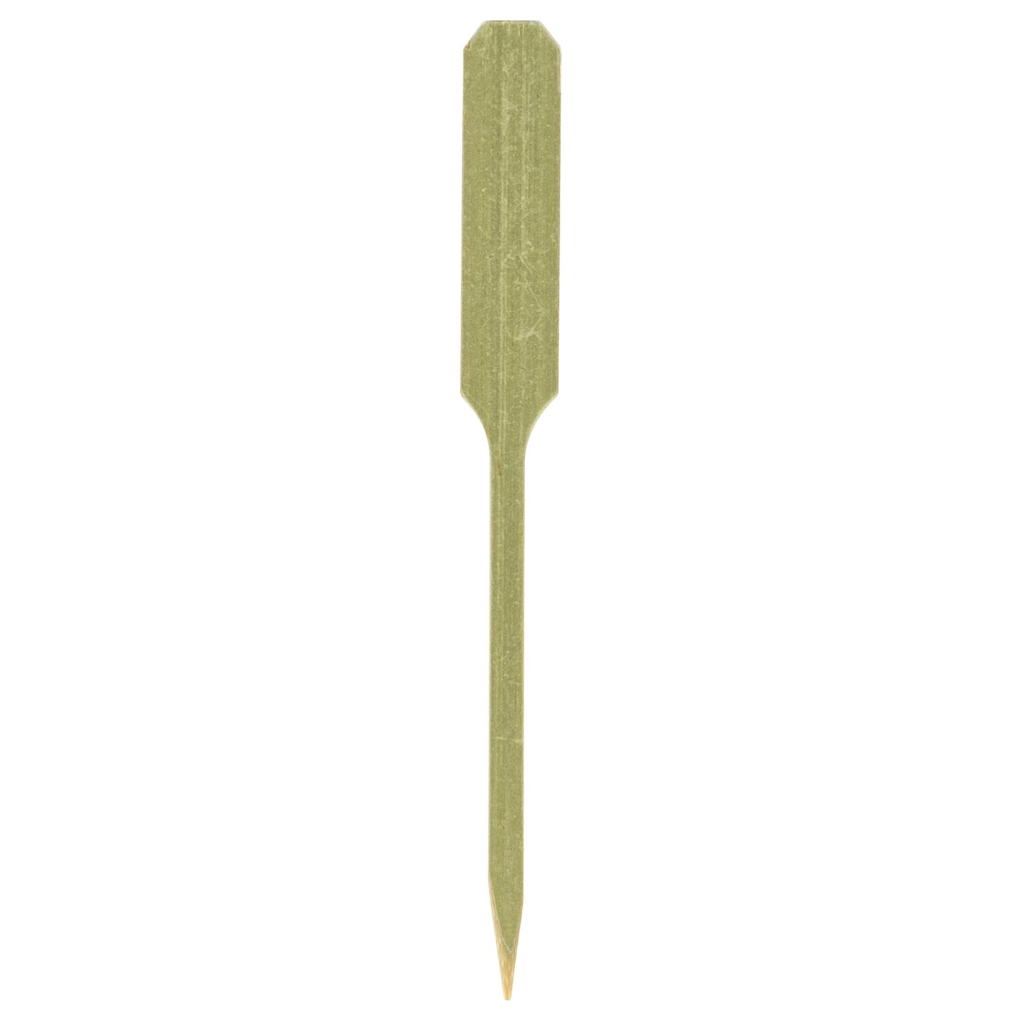 Pixy Natural Bamboo Oar Pick - 3 1/2" x 1 1/2" - 100 count box