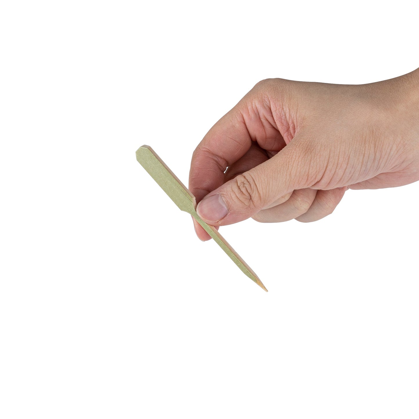 Pixy Natural Bamboo Oar Pick - 3 1/2" x 1 1/2" - 100 count box