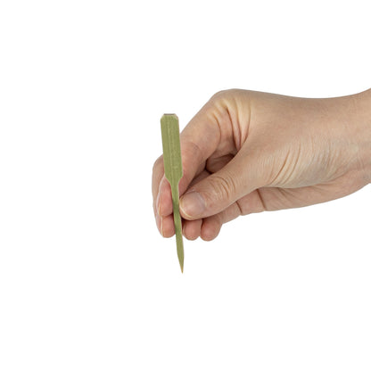 Pixy Natural Bamboo Oar Pick - 3 1/2" x 1 1/2" - 100 count box