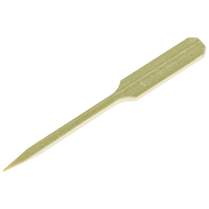 Pixy Natural Bamboo Oar Pick - 3 1/2" x 1 1/2" - 100 count box