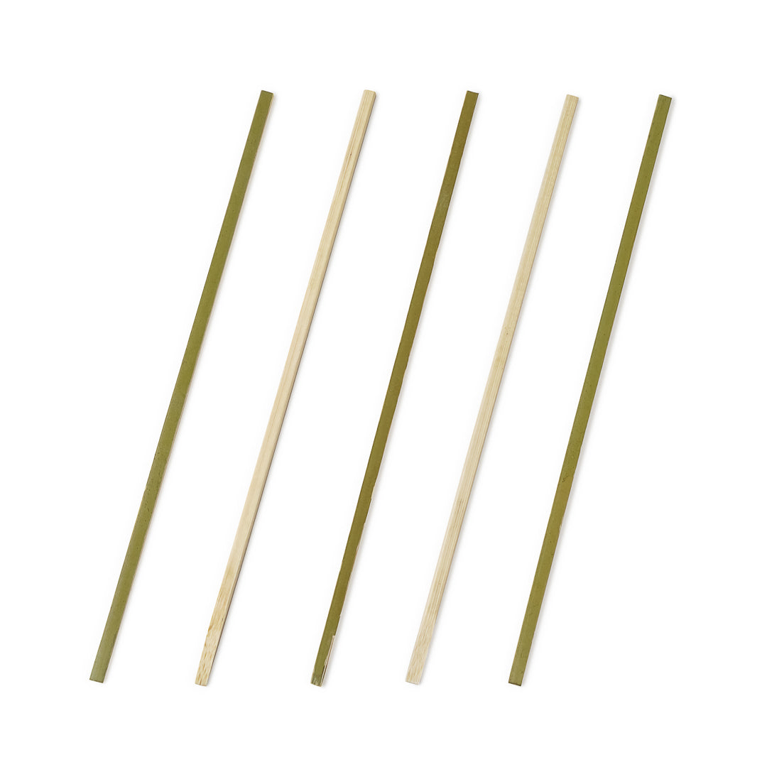 Pixy Natural Bamboo Squared Pick - 5 1/4" - 100 count box
