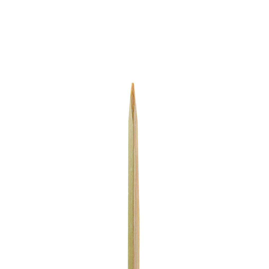 Pixy Natural Bamboo Pointed Square Skewer - 6 1/2" - 100 count box