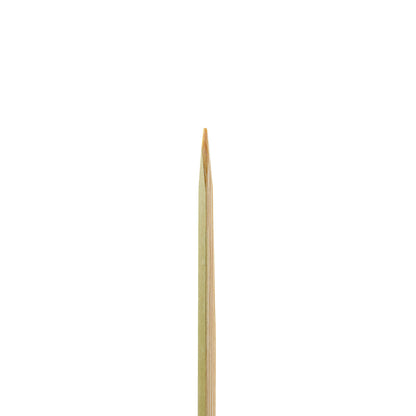 Pixy Natural Bamboo Pointed Square Skewer - 6 1/2" - 100 count box