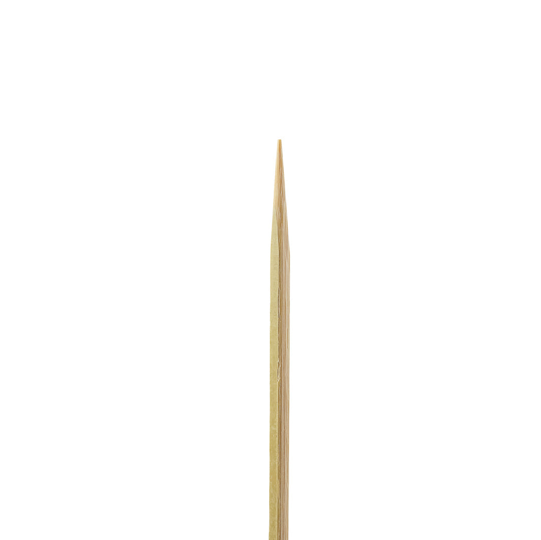 Pixy Natural Bamboo Pointed Square Skewer - 7" - 1000 count box