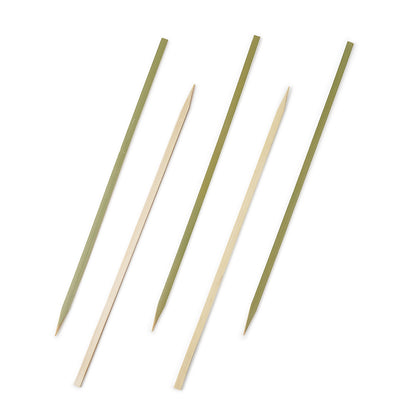 Pixy Natural Bamboo Pointed Square Skewer - 10 1/2" - 100 count box