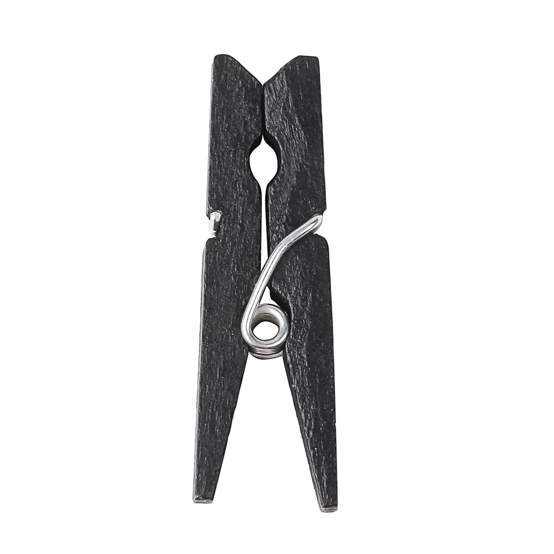 Bambuddha Black Bamboo Mini Clothespin - 1 1/4" x 1/4" x 1/4" - 500 count box