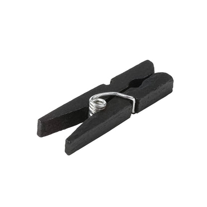 Bambuddha Black Bamboo Mini Clothespin - 1 1/4" x 1/4" x 1/4" - 500 count box