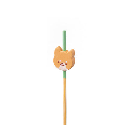 Pixy Orange Bamboo Cat Pick - 3 1/2" - 1000 count box