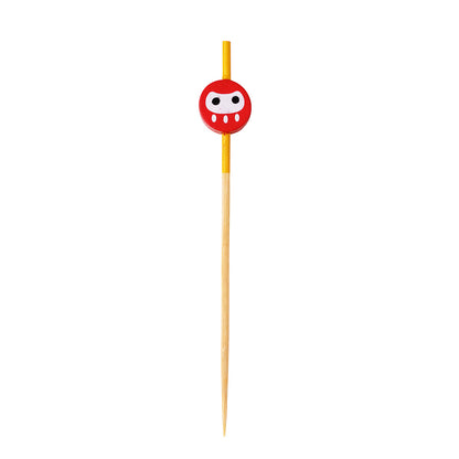 Pixy Pink Bamboo Ninja Pick - 3 1/2" - 1000 count box