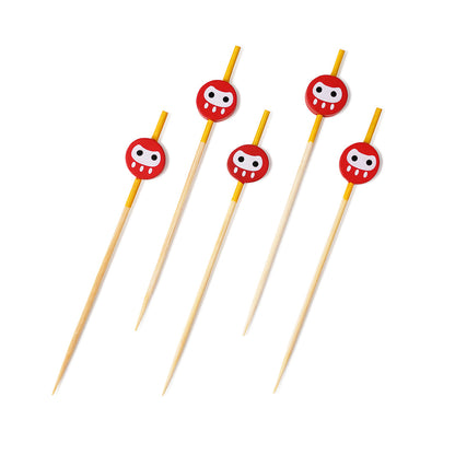 Pixy Pink Bamboo Ninja Pick - 3 1/2" - 1000 count box