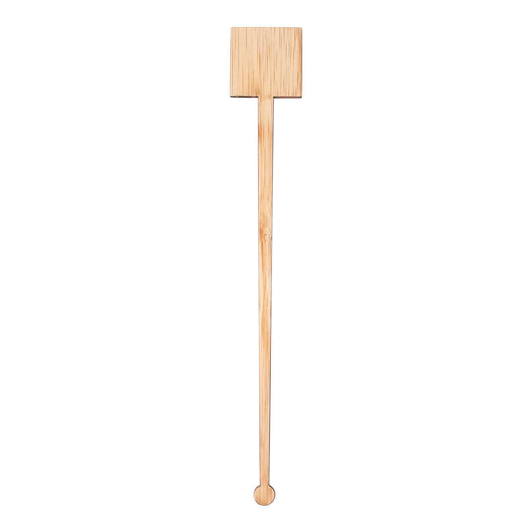 Restpresso Natural Bamboo Coffee Stirrer - Square Top - 7" - 100 count box