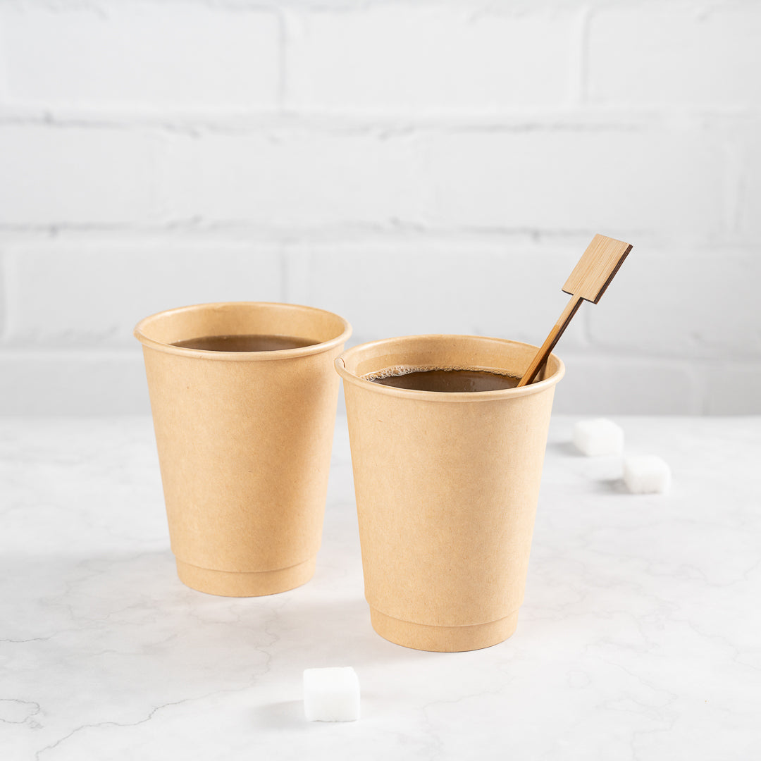 Restpresso Natural Bamboo Coffee Stirrer - Square Top - 7" - 100 count box