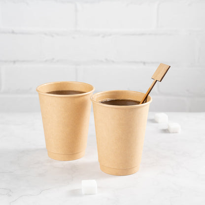 Restpresso Natural Bamboo Coffee Stirrer - Square Top - 7" - 1000 count box