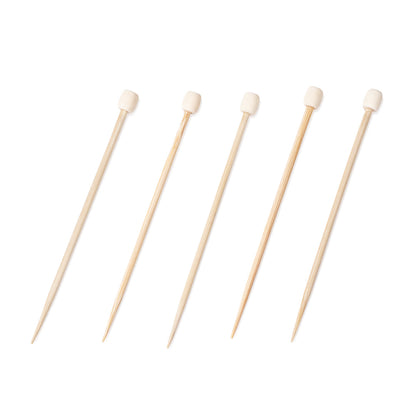Pixy Natural Bamboo Cylinder Top Pick - 3 1/2" - 100 count box