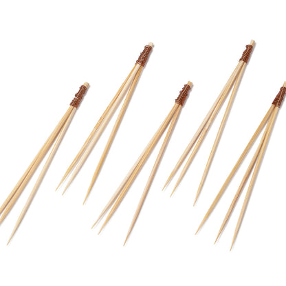 Pixy Natural Bamboo Copper Top Pick - 3 1/2" - 1000 count box