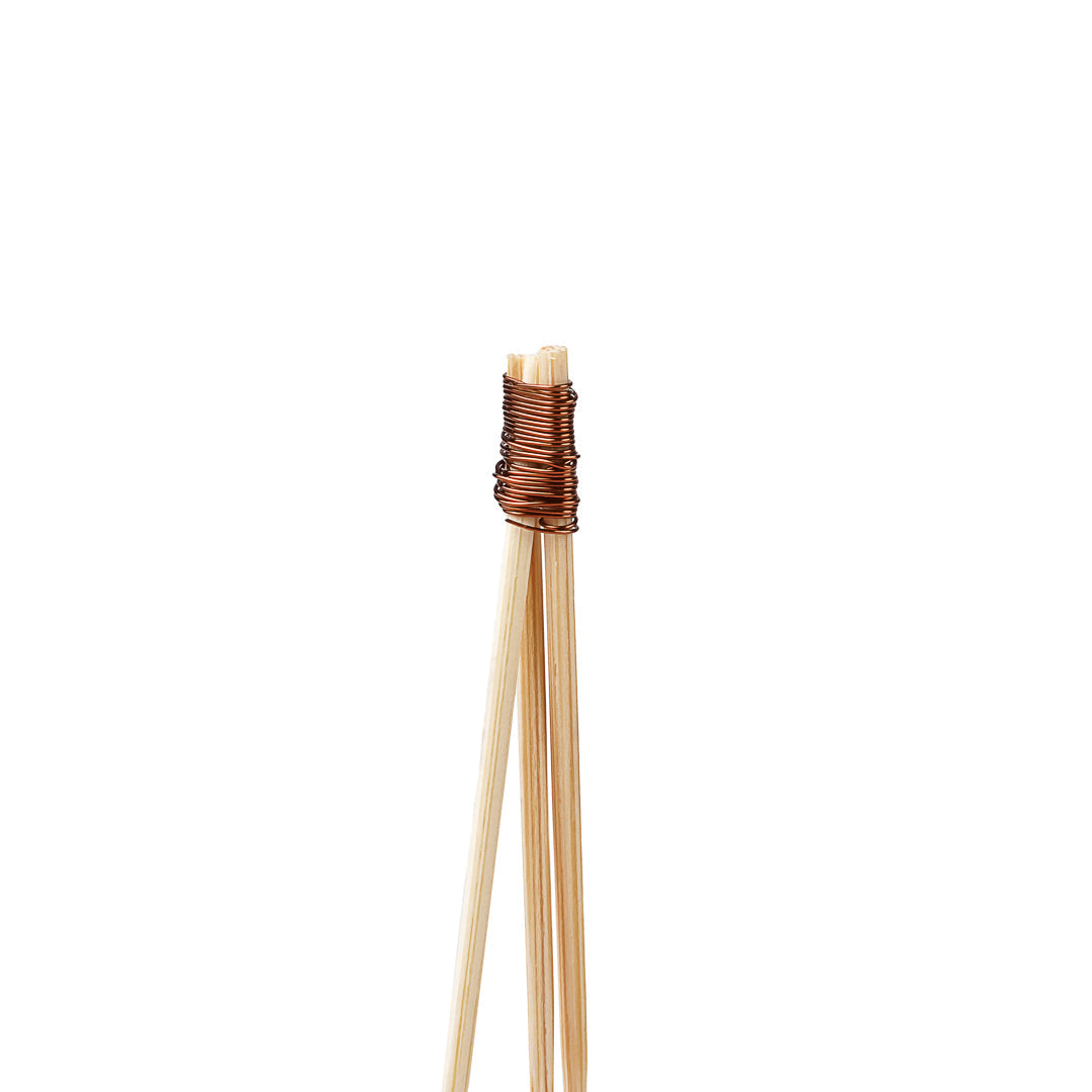 Pixy Natural Bamboo Copper Top Pick - 3 1/2" - 1000 count box