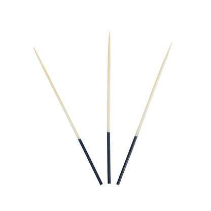 Pixy Bamboo Hand-Dipped Skewer - Black - 3 1/2" - 100 count box